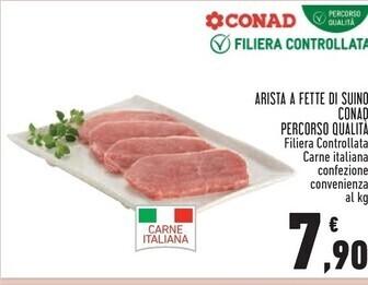 Conad Superstore Conad arista a fette di suino percorso qualita offerta