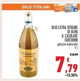 Conad Superstore Farchioni olio extra vergine di oliva il casolare offerta