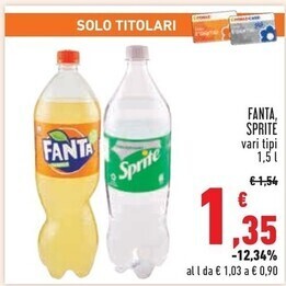 Conad Superstore Fanta sprite offerta