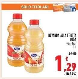Conad Superstore Yoga bevanda alla frutta offerta