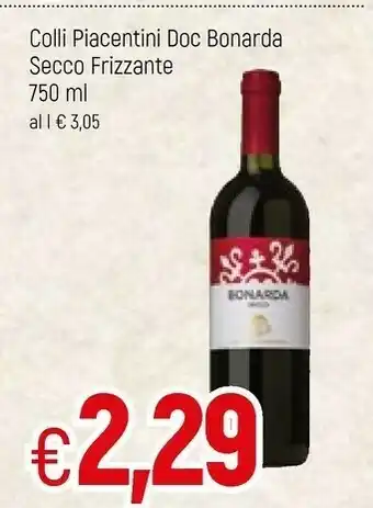 Famila Colli Piacentini - Bonarda Vino Frizzante 750 G(ml) offerta