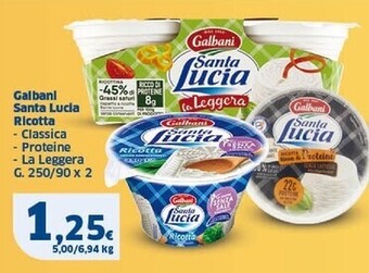 Sigma Galbani santa lucia ricotta offerta