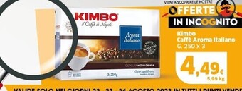 Sigma Kimbo caffe aroma italiano offerta