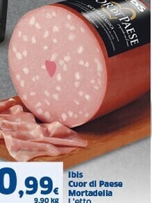 Sigma Ibis cuor di paese mortadella offerta