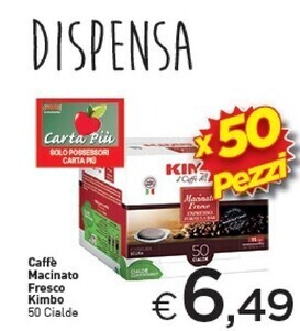 Crai Kimbo caffe macinato fresco offerta