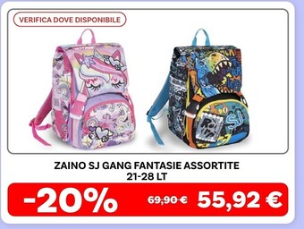 Max Factory Zaino sj gang 21/28 lt offerta
