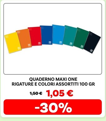 Max Factory Blasetti quaderno maxi one 100 gr offerta