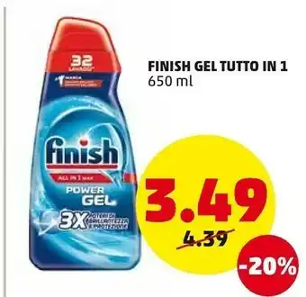 PENNY Finish Gel Tutto In 1 offerta