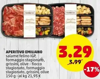 PENNY Farinese Aperitivo Emiliano offerta