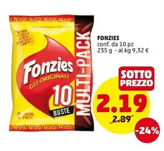 PENNY Mondelez Fonzies Gli Originali 235 G(ml) offerta