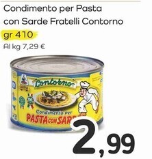 Famila Superstore Fratelli contorno condimento per pasta con sarde offerta