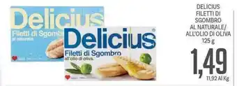 Supermercati Piccolo Delicius Filetti di Sgombro 125g offerta