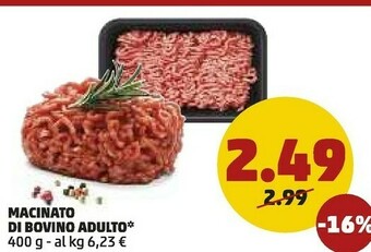 PENNY Macinato Di Bovino Adulto offerta