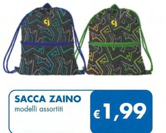 MD Discount Sacca zaino offerta