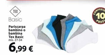 Carrefour Market Tex basic - pariscarpa bambino o bambina offerta
