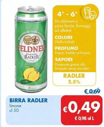 MD Discount Feldner - birra radler offerta