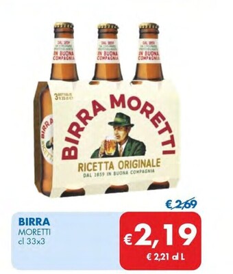 MD Discount Moretti birra offerta