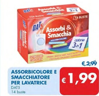 MD Discount Dat5 assorbicolore e smacchiatore per lavatrice offerta