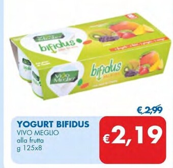 MD Discount Vivo meglio yogurt bifidus offerta
