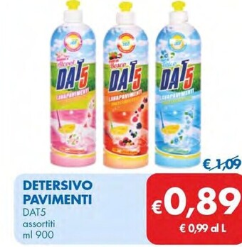 MD Discount Dat5 detersivo pavimenti offerta