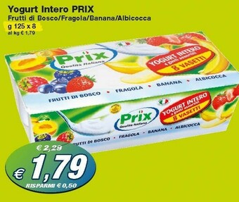 Prix Quality Prix Yogurt Intero Banana offerta