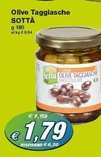 Prix Quality Sottà Olive Taggiasche offerta