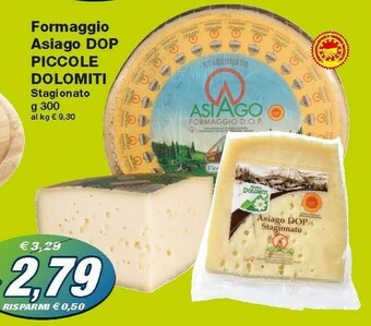 Prix Quality Piccole dolomiti Formaggio Asiago Dop offerta