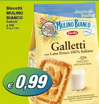 Prix Quality Mulino Bianco Galletti 350 G(ml) offerta
