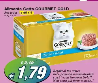 Prix Quality Purina Alimento Gatto Gourmet Gold offerta