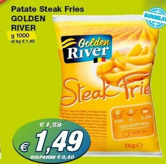 Prix Quality Golden River Patate Steak Fries offerta
