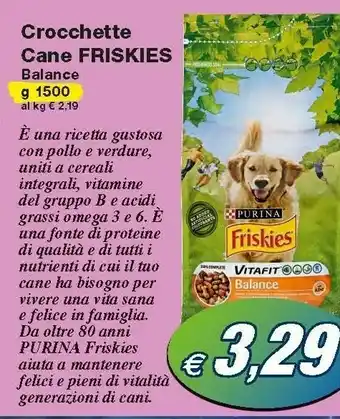 Prix Quality Purina Crocchette Cane Friskies offerta