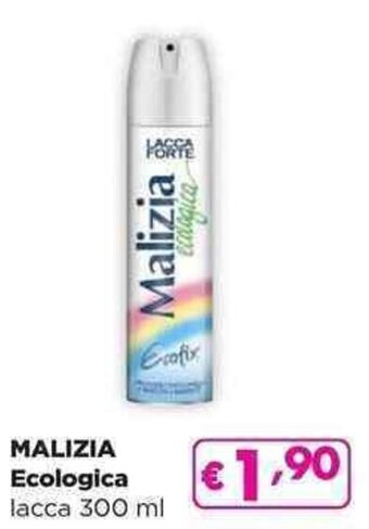 Acqua & Sapone MALIZIA Ecologica lacca 300 ml offerta
