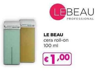 Acqua & Sapone LE BEAU cera roll-on 100 ml offerta
