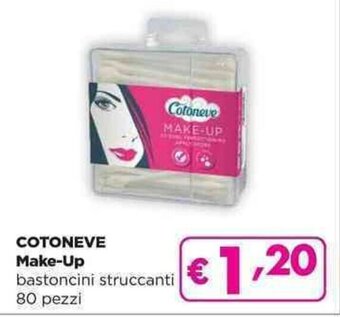 Acqua & Sapone COTONEVE Make-Up bastoncini struccanti 80 pezzi offerta