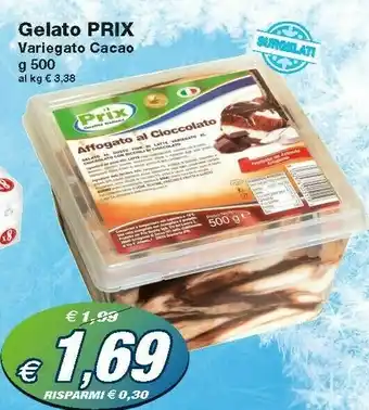 Prix Quality Prix Gelato Variegato Cacao offerta