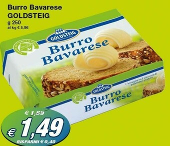 Prix Quality Goldsteig Burro Bavarese offerta