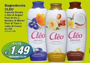 Prix Quality Cleo Bagnodoccia Camelia Dorata offerta