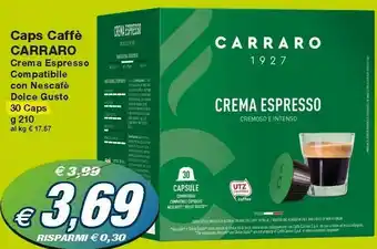 Prix Quality Carraro Caps Caffe offerta