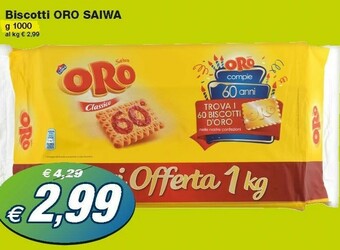 Prix Quality Oro saiwa Biscotti offerta