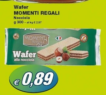Prix Quality Momenti regali Wafer offerta
