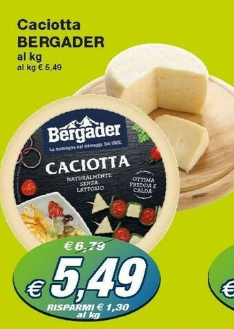 Prix Quality Bergader Caciotta offerta