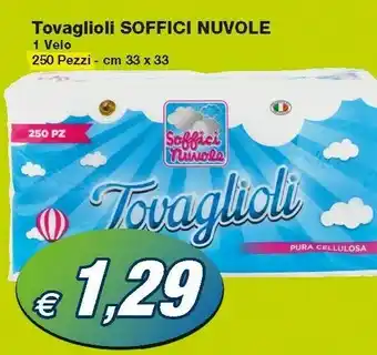Prix Quality Soffici Nuvole Tovaglioli offerta