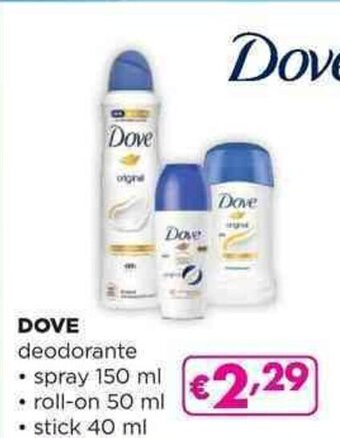 Acqua & Sapone DOVE deodorante spray 150 ml offerta