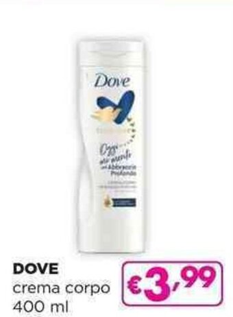 Acqua & Sapone DOVE crema corpo 400 ml offerta