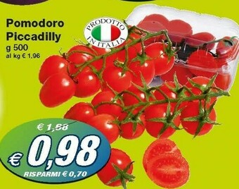 Prix Quality Pomodoro Piccadilly 500 G offerta