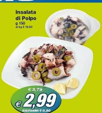 Prix Quality Insalata Di Polpo 150g offerta