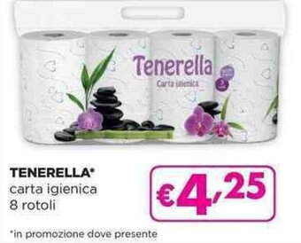 Acqua & Sapone TENERELLA* carta igienica 8 rotoli offerta