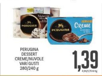 Supermercati Piccolo PERUGINA DESSERT CREME/NUVOLE VARI GUSTI 280/240 g offerta