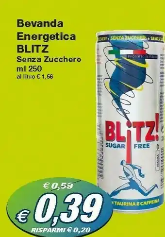 Blitz Bevanda Energetica Senza Zucchero