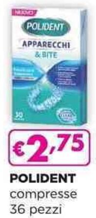 Acqua & Sapone POLIDENT compresse 36 pezzi offerta